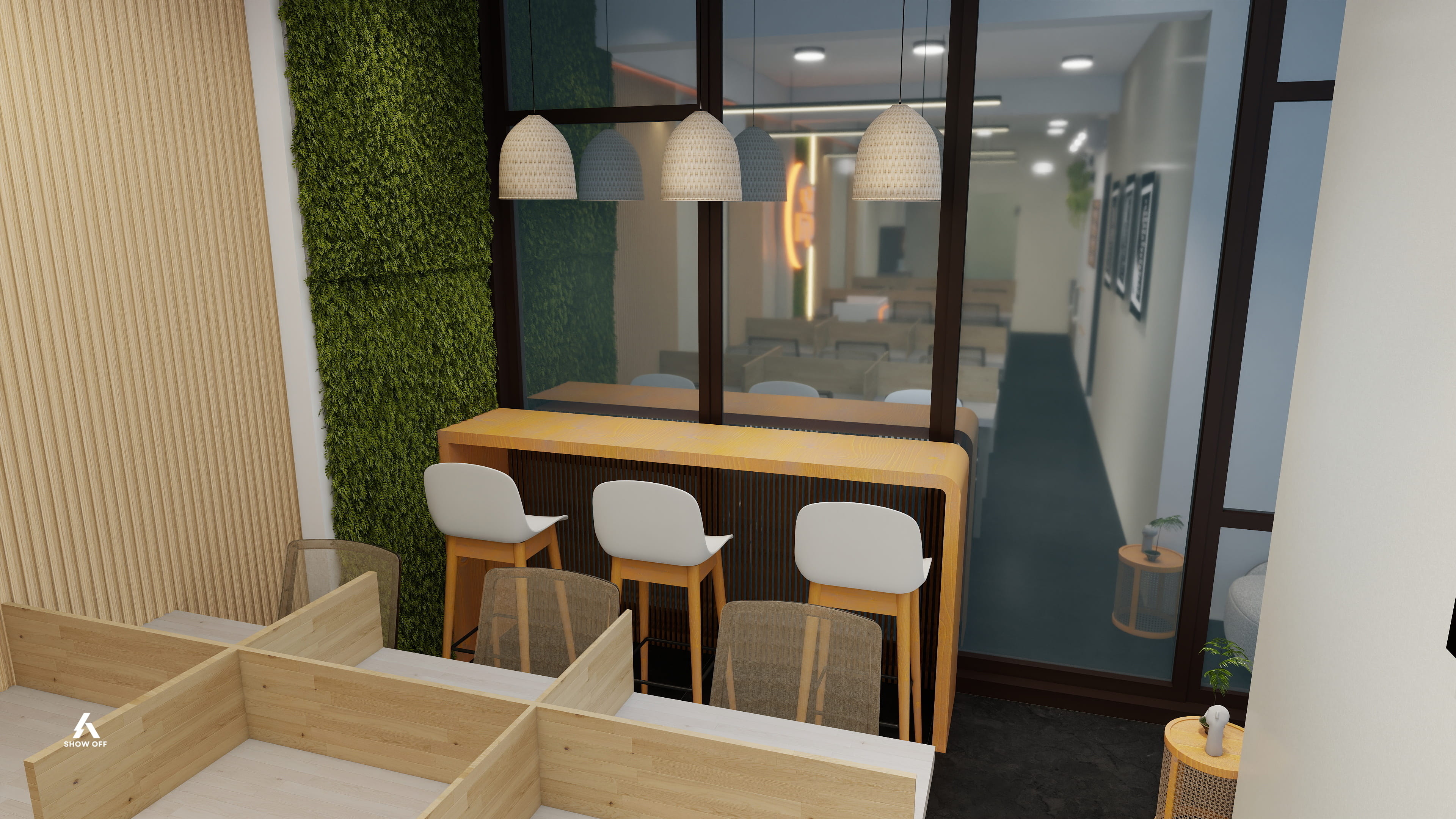Modern office space with collaborative work areas and professional environment - TechDeck